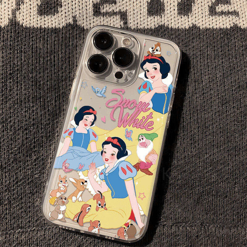 Hot-selling Snow White Phone Compatible with Apple 16 Pro Max/15 Cartoon 14/13/12 Transparent Space Case x S260128