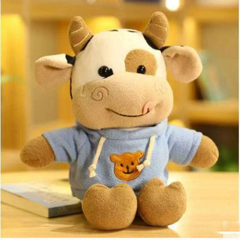 Cute Cow Toy Rag Doll for Girlfriend Children's Gifts Plush Toys Pillow Plushie Stuffed Animal Patung Dolls Y260128