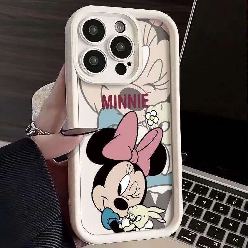 Ghost Mickey Compatible with Apple 14 Pro Max Phone Case iPhone 13 Cartoon 15 New 11 Cute 12/16 X S260128