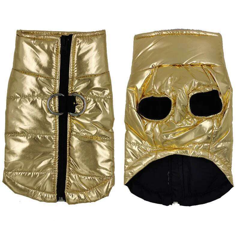 Puppy Vest Pet Coat Small Medium Dogs Windproof Lightweight Dog Puffer Jacket Quilted Fall Winter Glossy Outfits XJ260127