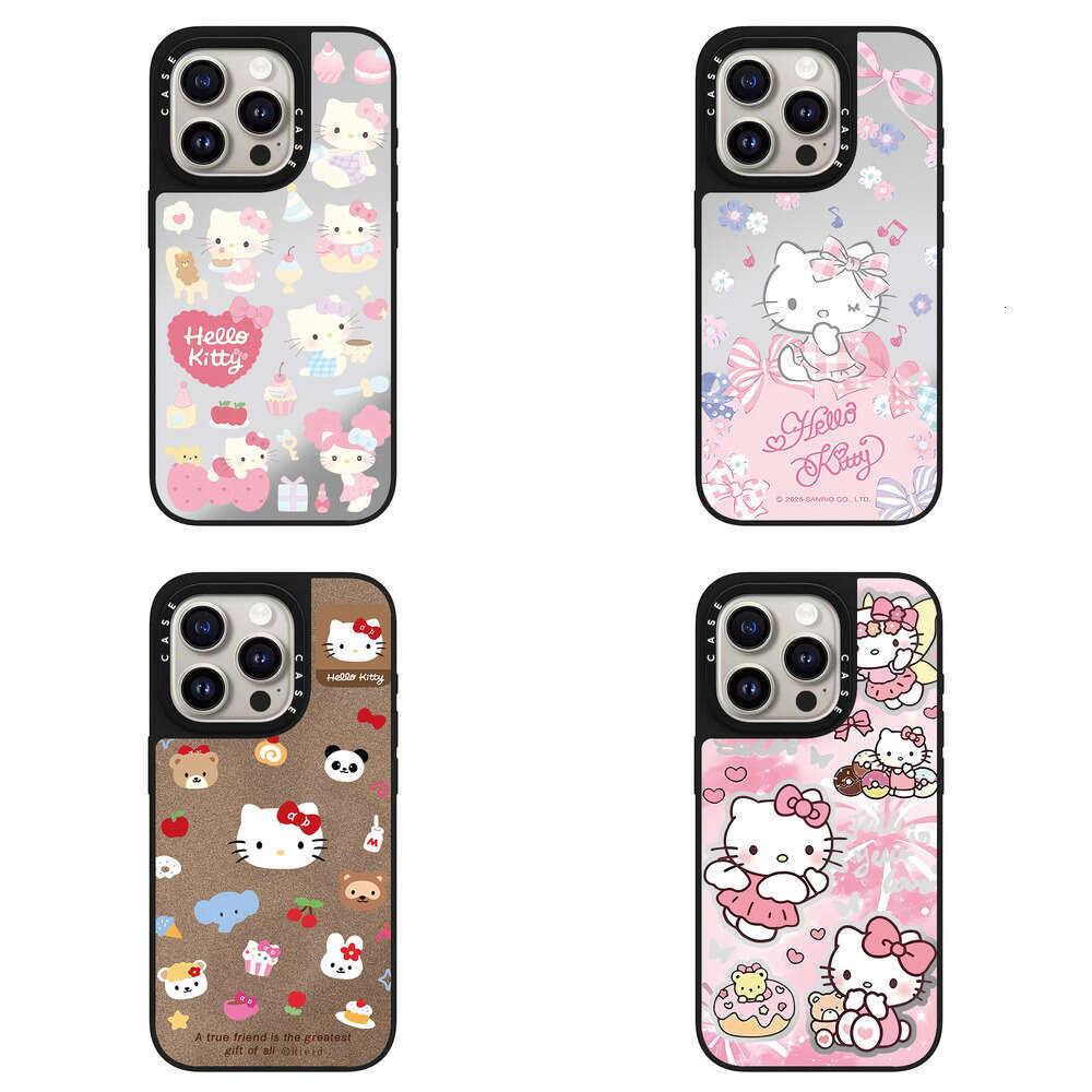 Cartoon Cute Kitty Cat Compatible with iPhone 17 Max Phone Case Apple 16 Pro Shockproof 15 for Women S260128 312