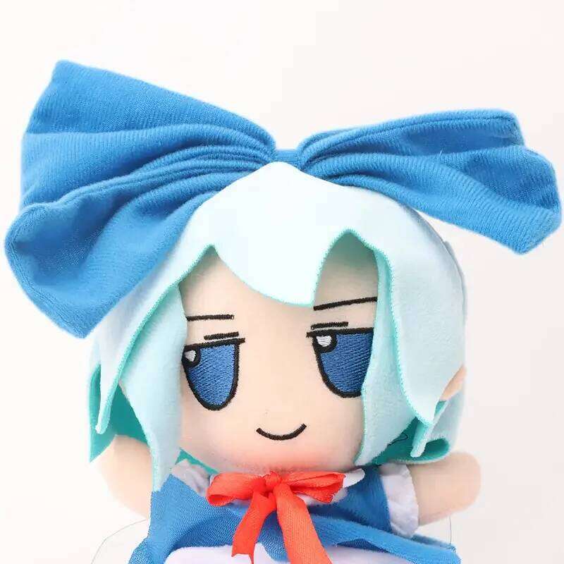 20cm Touhou Lovely Plush In Stock fumofumo TouHou Project CirnoICECRYSTAL Kawaii Gift Kid Birthday Xmas Gifts Home De Y260128