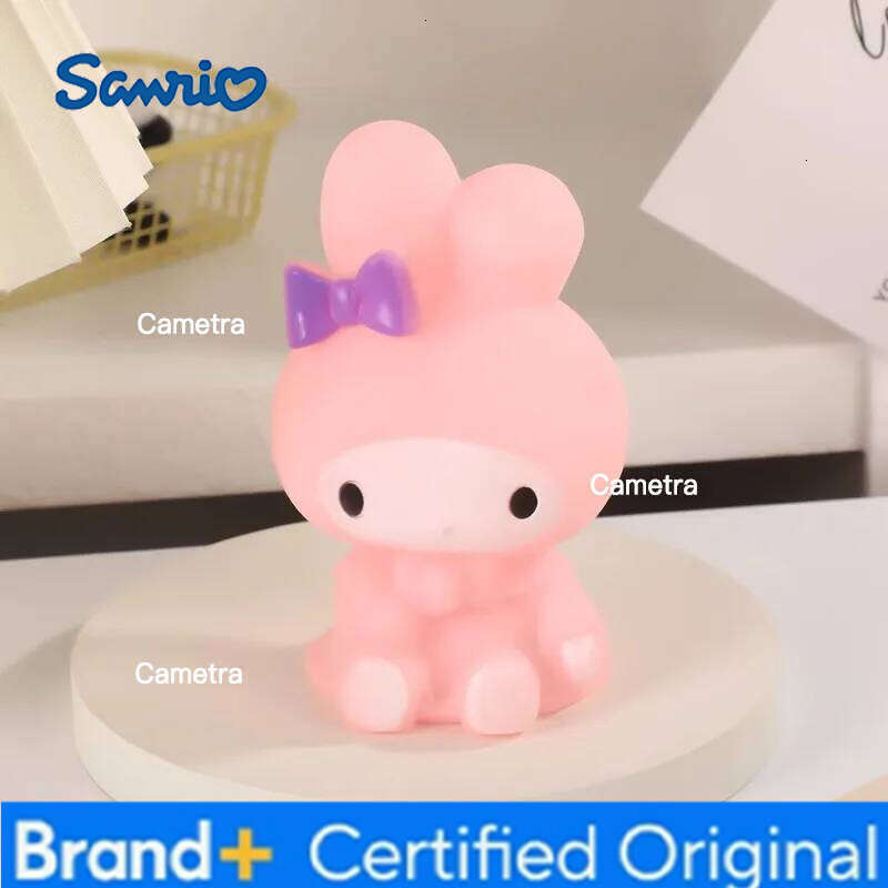 Sanrio Anime Hello Kitty My Melody Night Light Bedroom Lamp Action Figures Model Toy Collection Ornaments Decoration Kids Gifts H2601281
