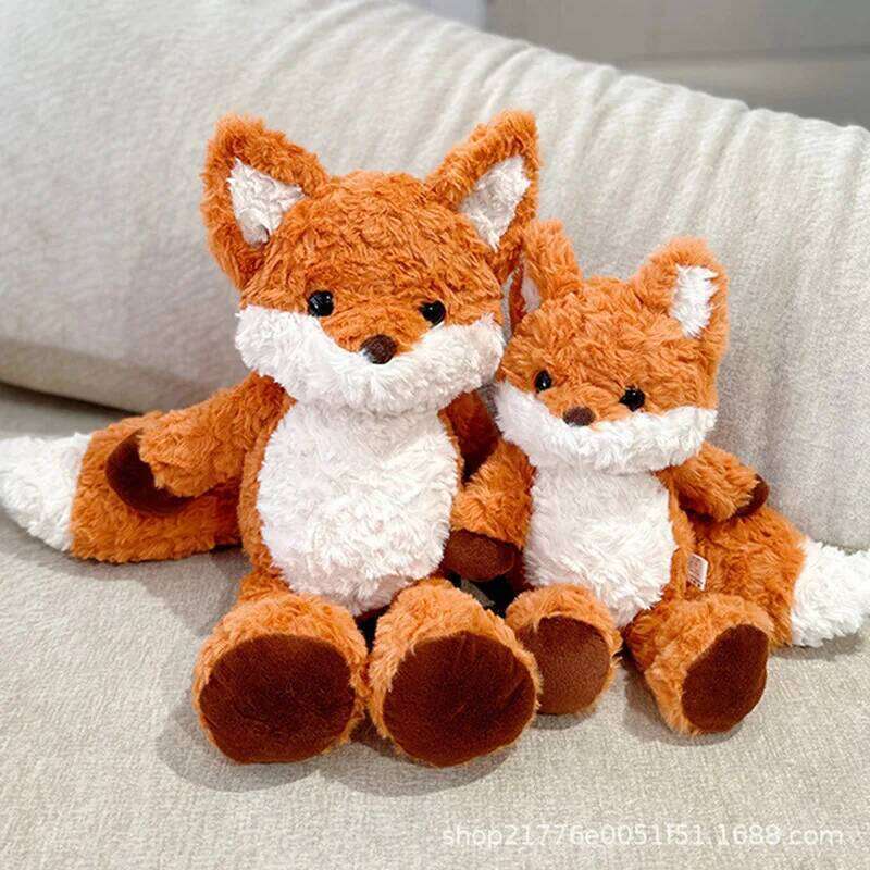 Fluffy Orange White Cartoon Design With Black Eyes, Perfect For & Comfort, Playtime Toy | Whimsical Pet Accessor Y260128