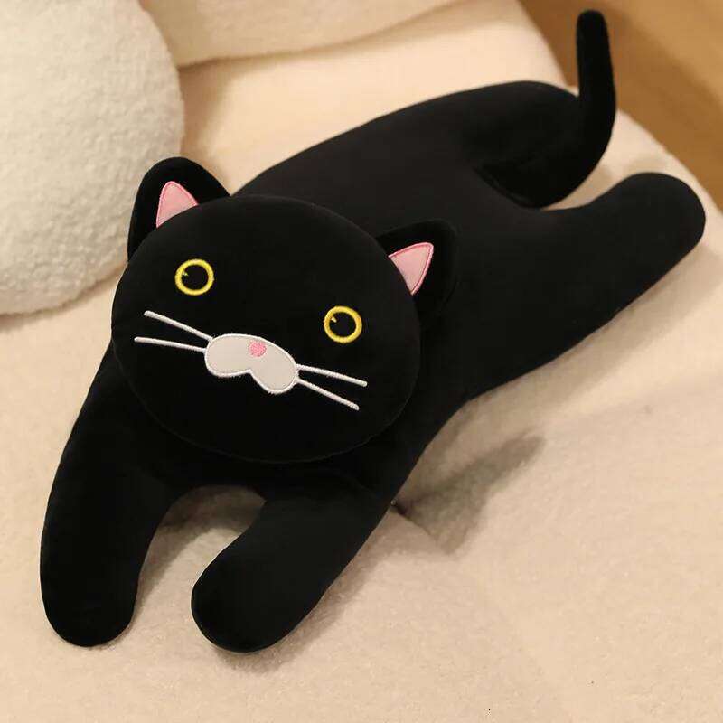 Cute new kitten plush doll, pillow cushion for men and women Y260128
