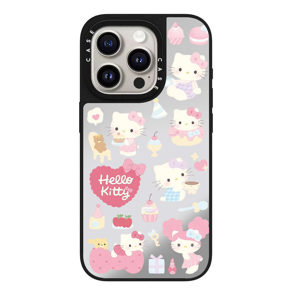 Cartoon Cute Kitty Cat Compatible with iPhone 17 Max Phone Case Apple 16 Pro Shockproof 15 for Women S260128 312