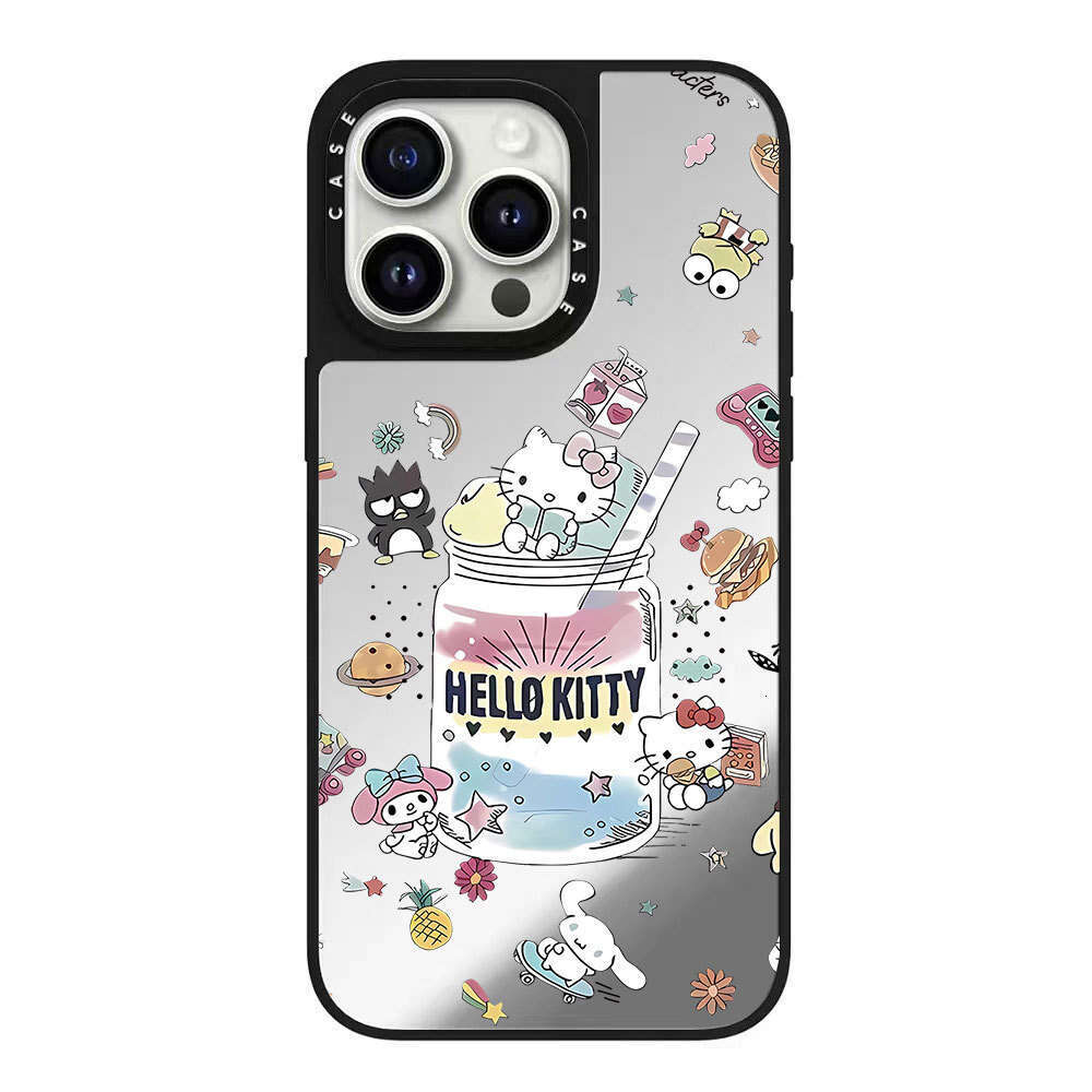 Cartoon Co-branded Graffiti Cute KT Cat Compatible with iPhone 17 Max Phone Case Apple 16 Pro Shockproof 15 S260128 3b8