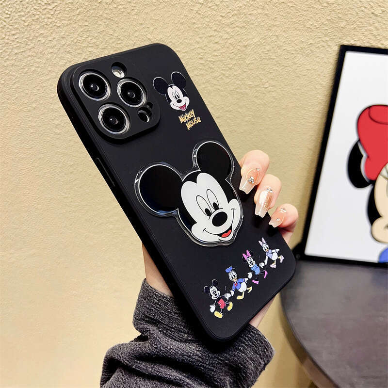 Compatible with Apple 16 Pro Max Phone Case iPhone 15 Cartoon Mickey 17m Ni11 3D Lanyard 14 Full Coverage S260128