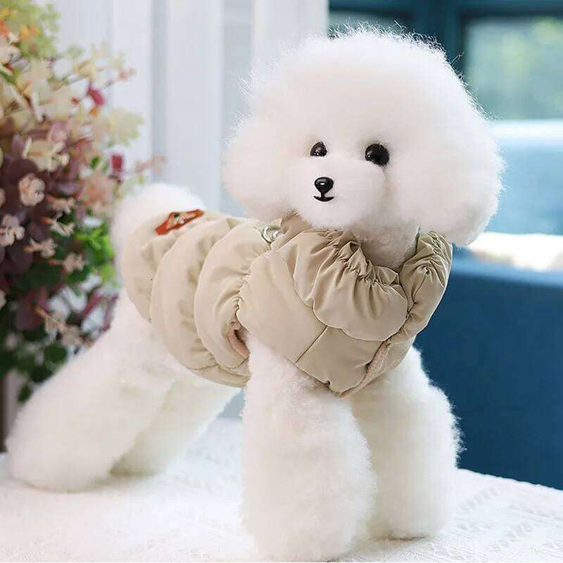 Warm Dog Clothes Winter Vest For Small Dogs Dachshund Shih Tzu Pet Costumes Sleeveless Clothing Puppy Down Jacket Suit XS XJ260127