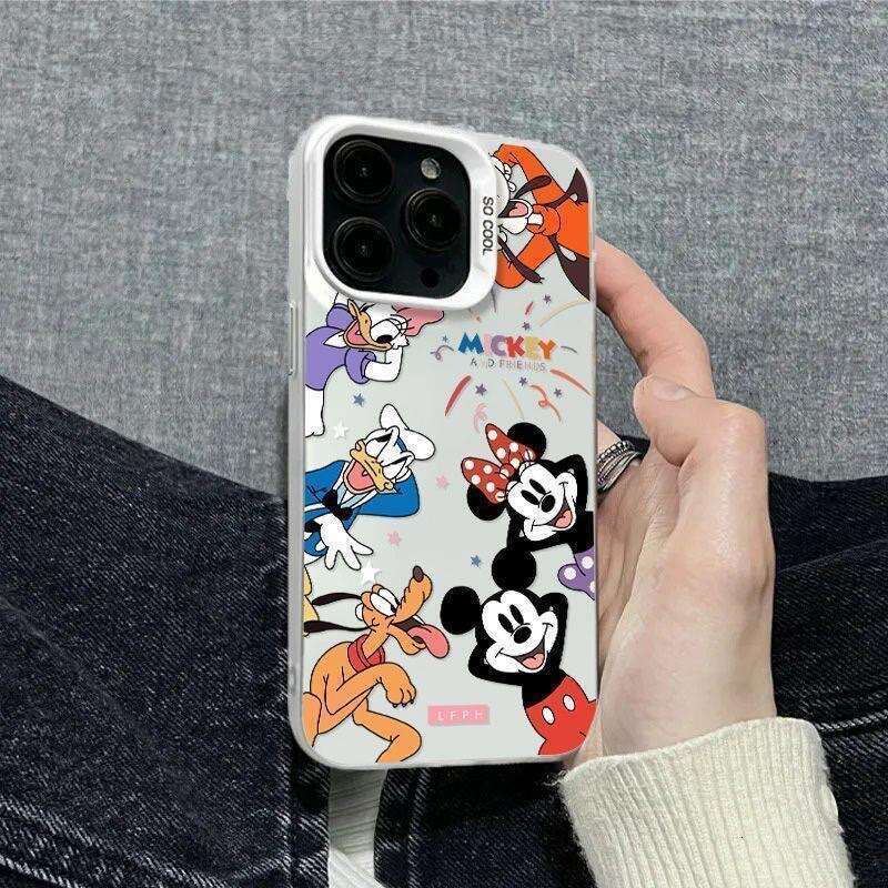 Mickey Mouse House of Wonders Compatible with Apple 16 Pro Max Phone Case for Women 15 Colorful Silver 14 Fashionable 12 Unique 11 New Model 13 S26012