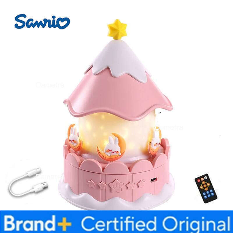 Sanrio Star Galaxy Night Kids 360 Rotating Baby Ceiling Projector With Dimmable Light For Bedroom H260128
