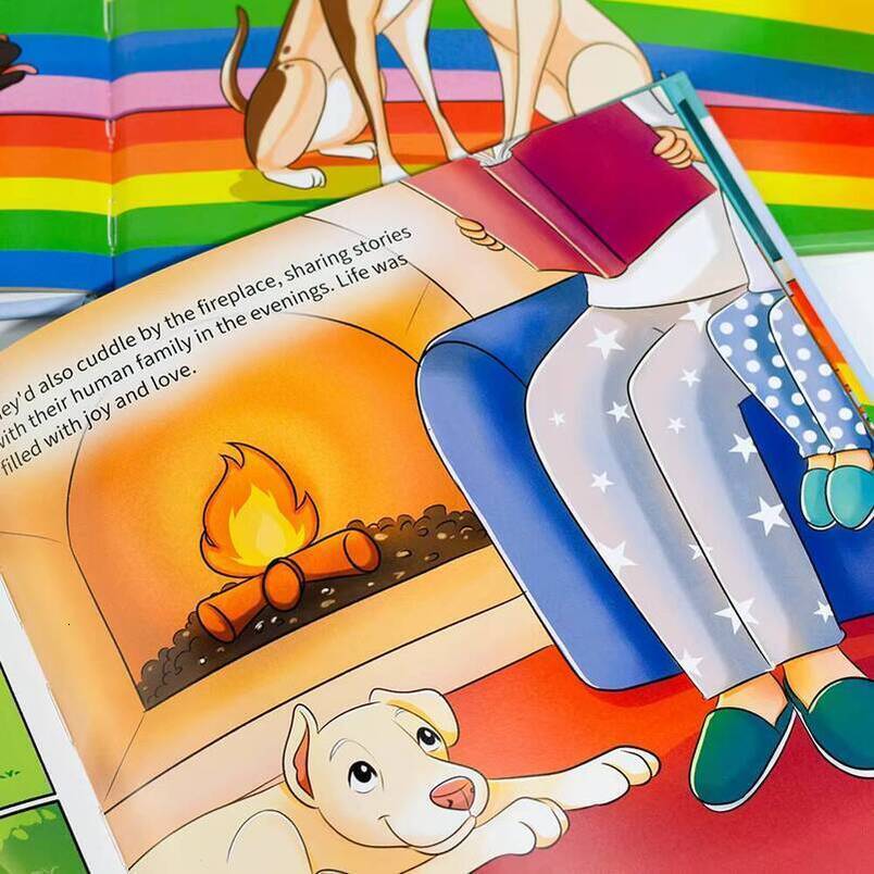 Wholesale Children's Story Cheap Offset Printing Service English Books Low MOQ Customizable