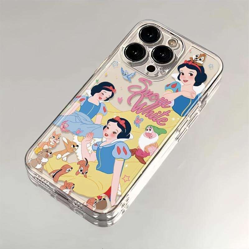 Hot-selling Snow White Phone Compatible with Apple 16 Pro Max/15 Cartoon 14/13/12 Transparent Space Case x S260128