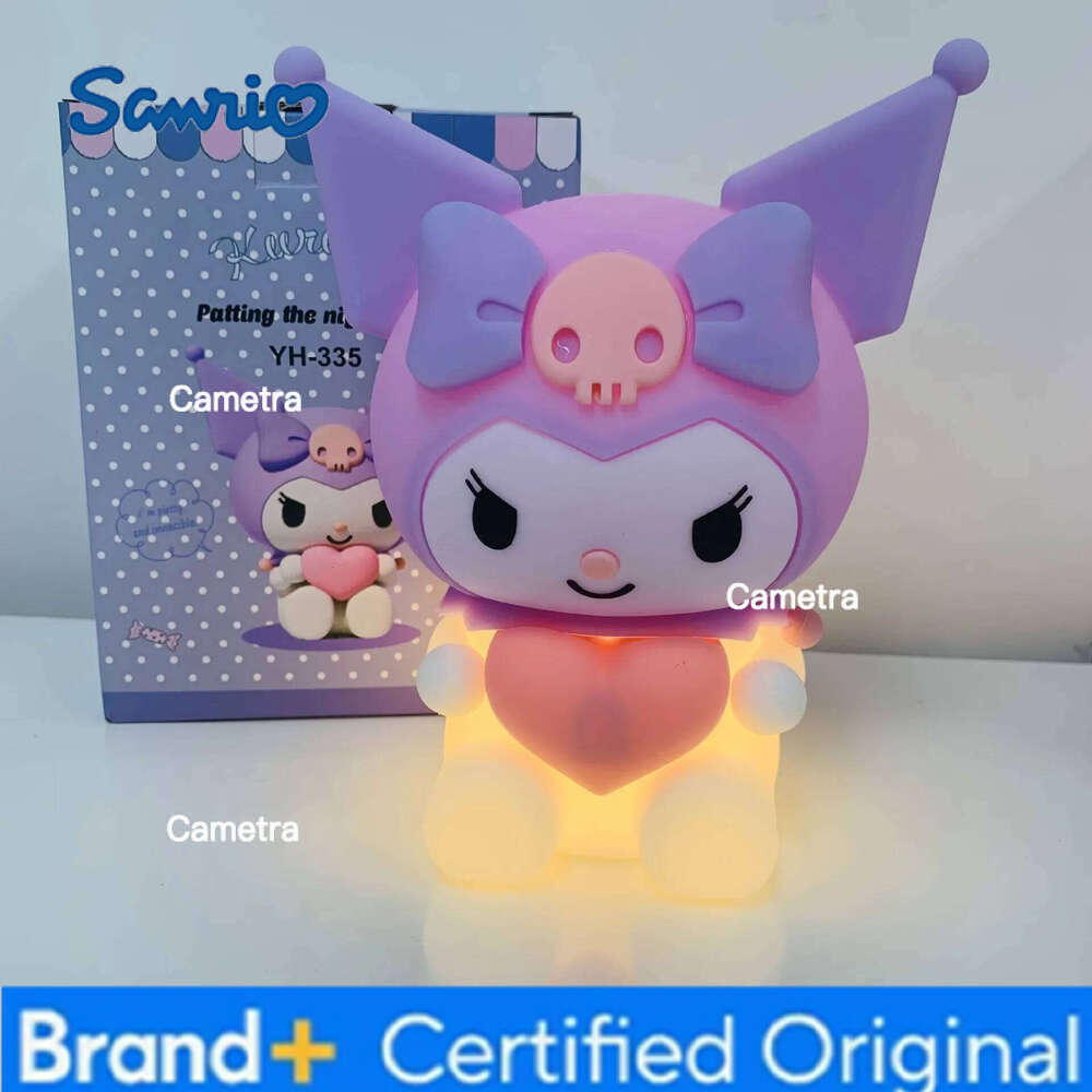 Sanrio Kuromi Silicone Touch Night Light Cute Bedside Lamp Kids Room Sleep Aid Kawaii Desk Decor Gift for Girls H2601281