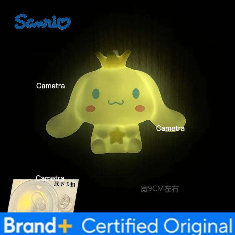 Sanrio Cinnamon Roll and Kuromi light ball figurine, cute cartoon nightlight, atmosphere lamp, internet-famous bedside lamp H260128