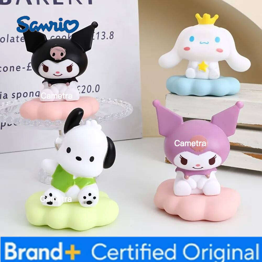Sanrio New Japan Style s Night Enamel Cloud Cartoon Kuromi Cinnamoroll Pochacco Small Table Light Illuminating Decoration H260128