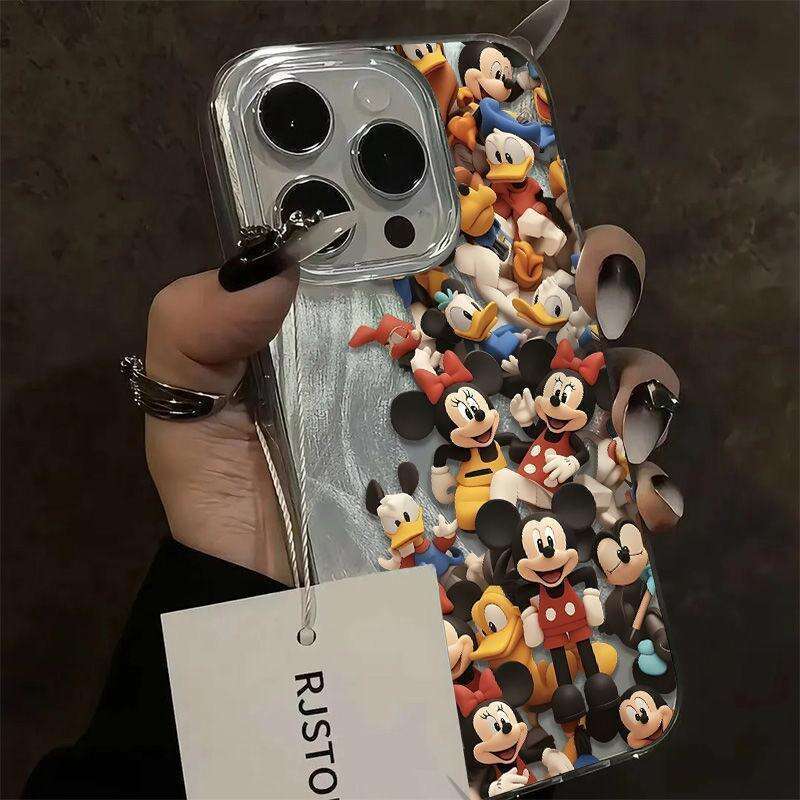 Mickey Minnie Tree Compatible with Apple 17PRO Phone iPhone 16PLUS Cute 15 Cartoon 14 Hard Case 13 S260128