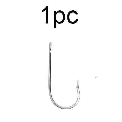 Stainless Steel Fishing Hook, Shark, Strong, Thick, Big Game Fish, Tuna Fishhook, Size 18/0 Z260128