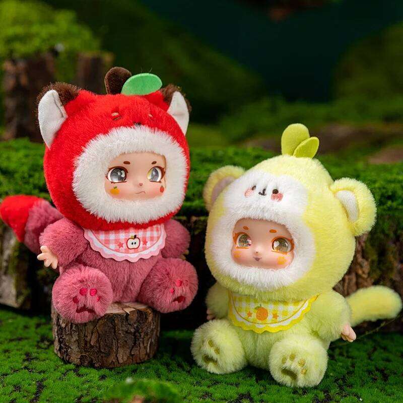 14cm Cute Fruit Sweetheart Party Vinyl Popular Stuffed Plush Toys Strawberry, Apple, Pear Kids Creative Gifts Pendant Y260128