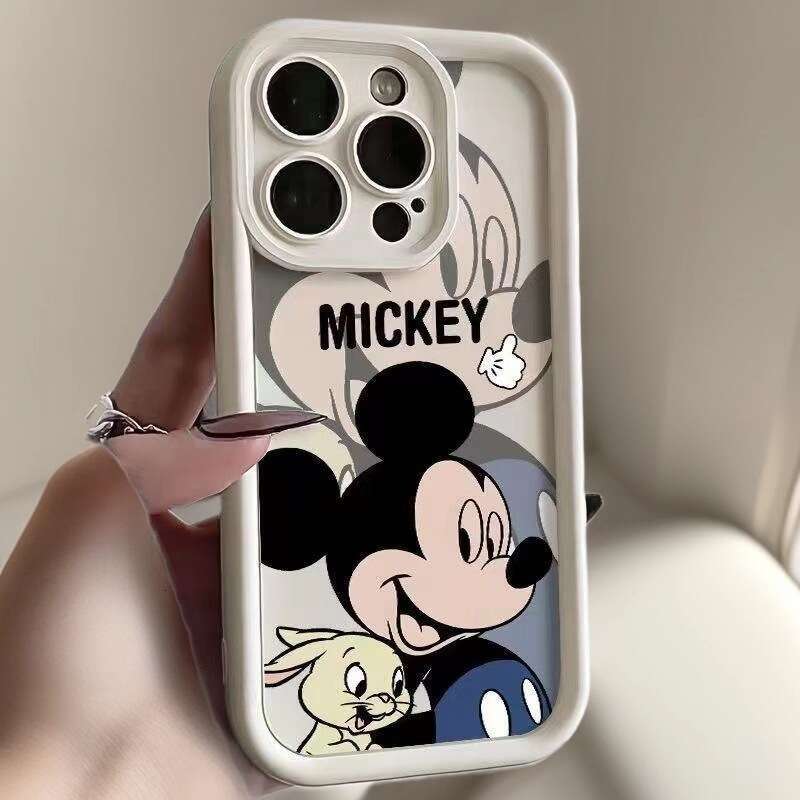 Mickey Minnie Compatible with Apple 17 Pro Max Phone Case iPhone 16 Japanese Korean Ins 15 Cross-Border 14 European American 13 S260128