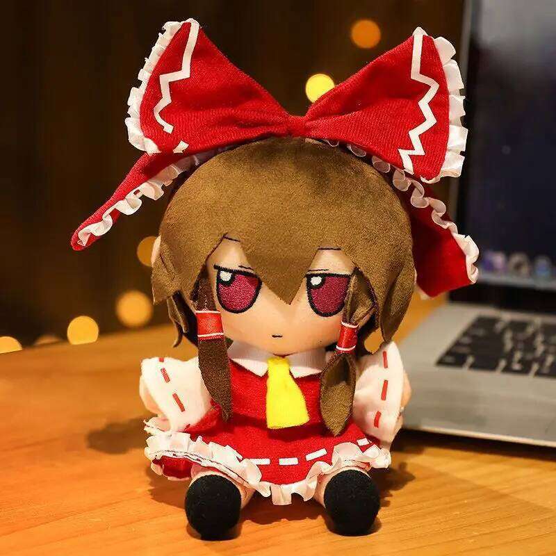 20cm Project Hakurei Reimu Kirisame Cirno Fumo Flandre Scarlet Anime Peripheral Plush Toys Touhou Kid Birthday Gifts Y260128