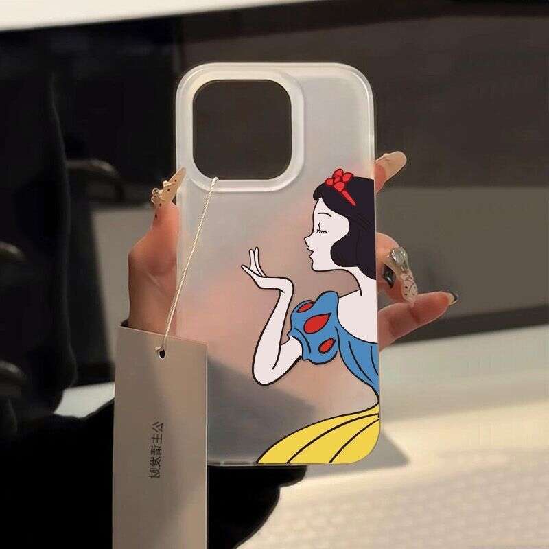 Snow White Compatible with 16 Pro Max Phone Case iPhone 15 New Apple 14/13/12/11 Soft S260128