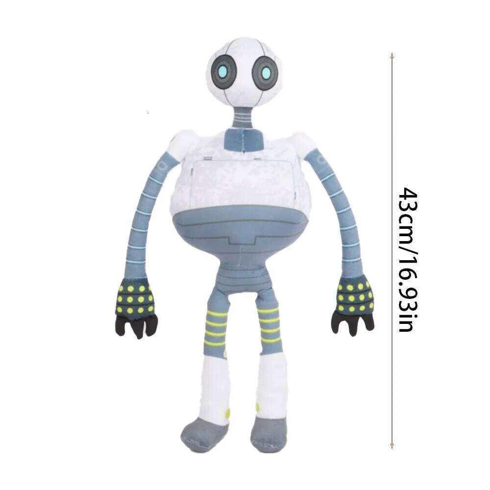 The Wild Robot Roz Movie Surrounding Plush Characters Plushie Stuffed Cute Toy Birthday For Boys Easter Gift Y260128