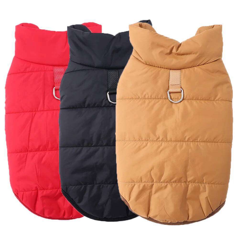 Thicken Fleece Dog Jacket Winter Warm Puppy Coat With D-ring Outdoor Waterproof Pet Outfits For Small Medium Dogs Chihuahua XJ260127