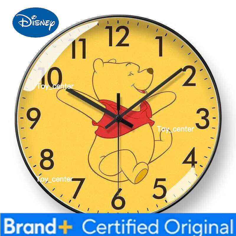 Disney Winnie the Pooh Cartoon Animation Creative Children's Room Wall Decoration Silent Clock Gift for Boys and Girls H260128