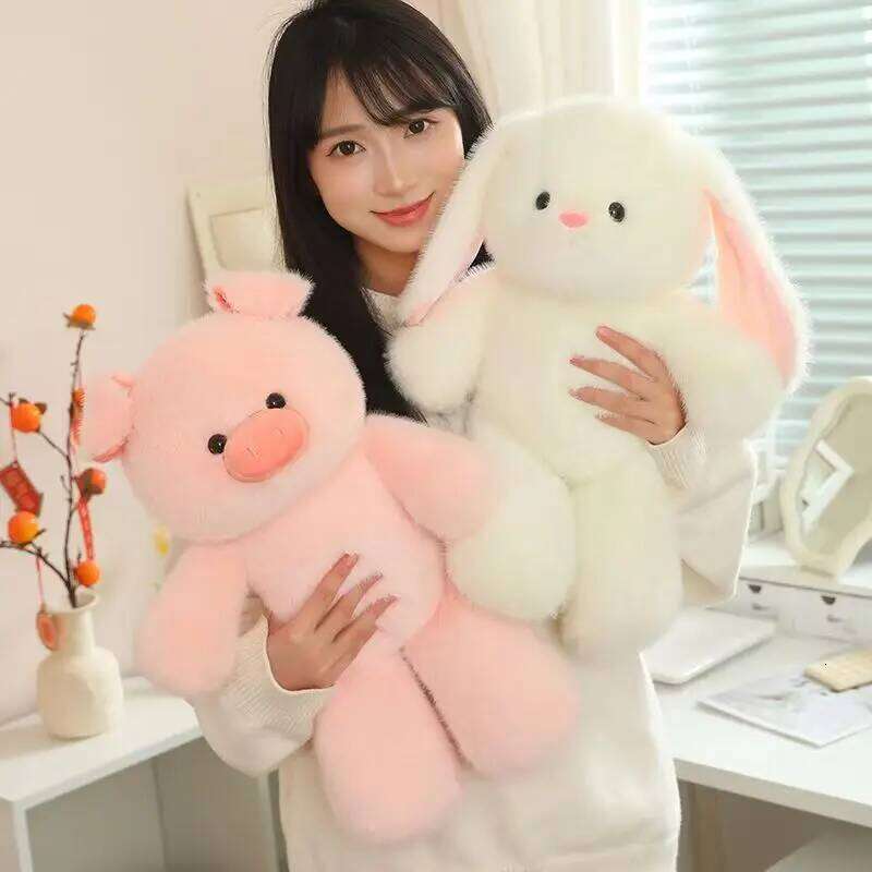 Popular Run Series Bears, Bunny Cute Plush Toys, Dolls, Girls' Day Gifts Y260128
