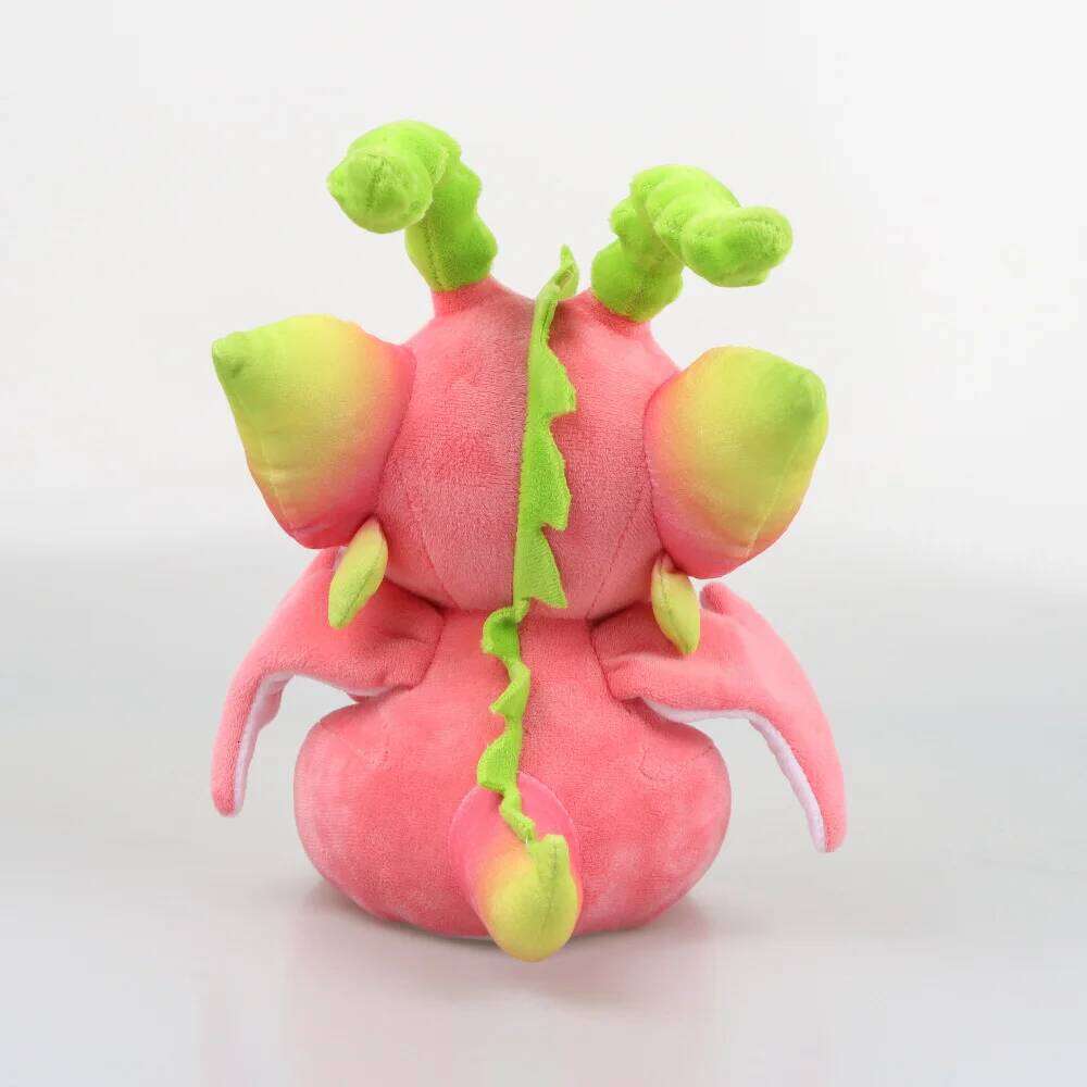 1pc 25cm/9.84in dragonfruit dragon fruit dinosaur doll seated cute plush birthday gift Y260128
