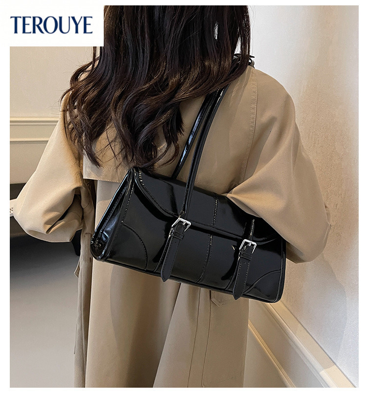 TEROUYE Autumn/Winter New French Style Retro One Shoulder bag Underarm Bag Fashionable Light Luxury Trendy Style