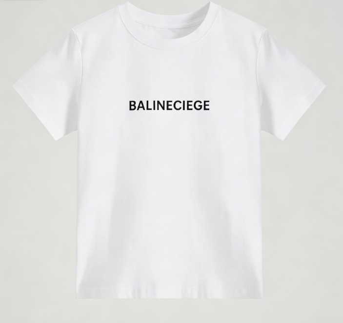 2026 Summer New Design Men's And Women's Short-Sleeved T-Shirt With Letter Print Simple Top T260128