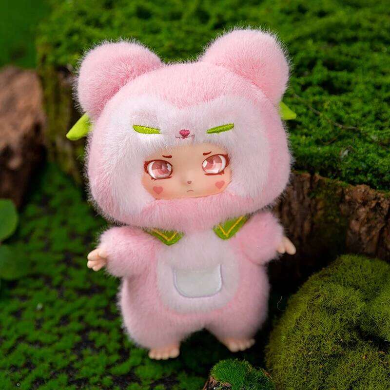 20cm/7.87in Cute Fox and Monkey Vinyl Popular Stuffed Plush Toys for Kids Birthday Creative Christmas Gift Home Decor Y260128