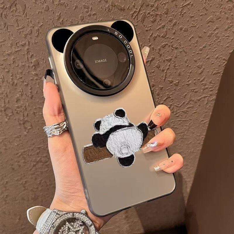 Playful Panda Huawei Mate60 Pro Phone Case P60E Compatible with Nova 12/11 Niche MT50/P40 Cute S260128