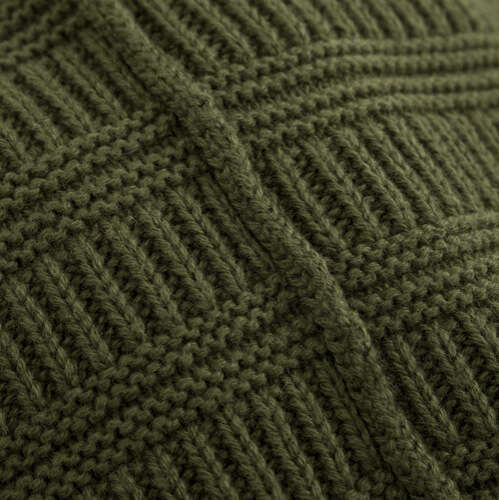 2026 Autumn/Winter Home Cotton Cashmere 3D Texture Double Head Zipper Hoodie Multi functional Thick Knitted Sweater