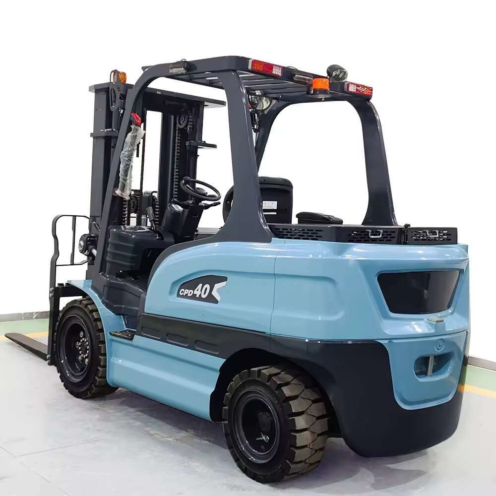 Reliable Lithium Electric Forklift 3.5 Ton 80V Powerful Drive System Battery Powered Counterbalance Fork Lift For Industrial Production