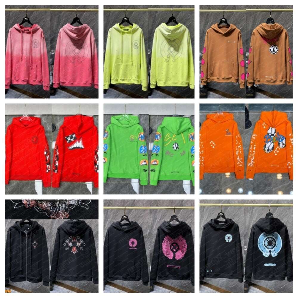 1:1 cross hoody highest quality crome harts mens designer hoodie 5A hoodies women for men brand sweatshirt zip up Hoddies tech fleece pull pullover heartshoodies 007