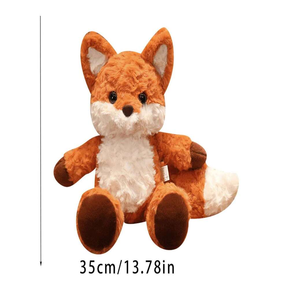 Fluffy Orange White Cartoon Design With Black Eyes, Perfect For & Comfort, Playtime Toy | Whimsical Pet Accessor Y260128