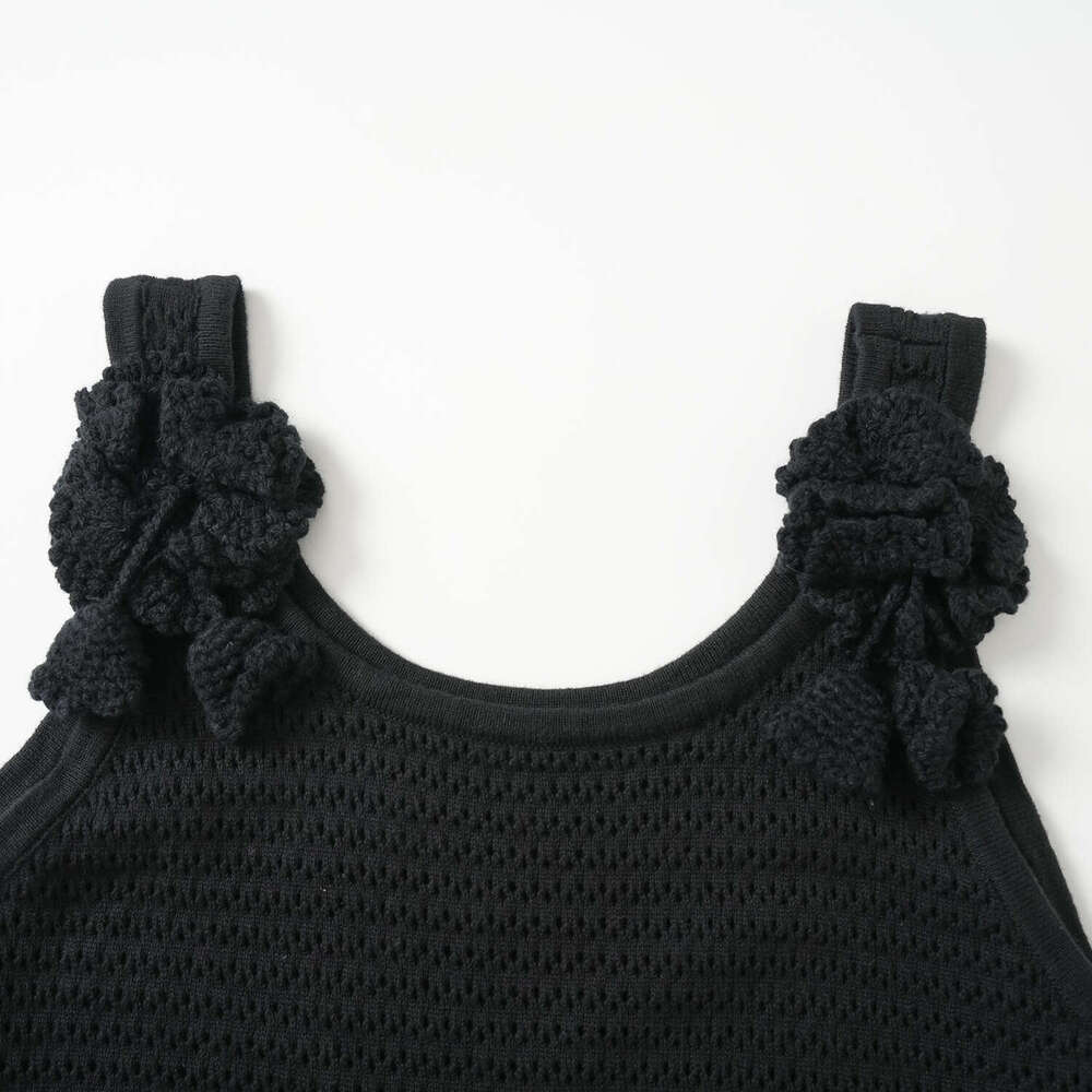 2026 new slim fit elegant heavy-duty crochet 3D flower knitted mermaid dress