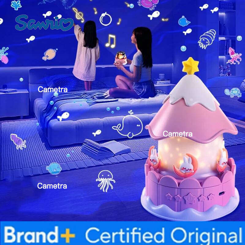 Sanrio Star Galaxy Night Kids 360 Rotating Baby Ceiling Projector With Dimmable Light For Bedroom H260128