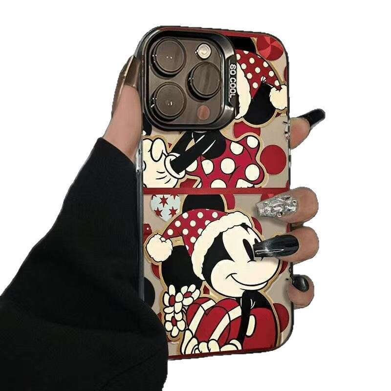 Christmas Mickey Compatible with Apple 17 Pro Max Phone iPhone 16 Vitality Case Japan and South Korea 15/14/13 S260128