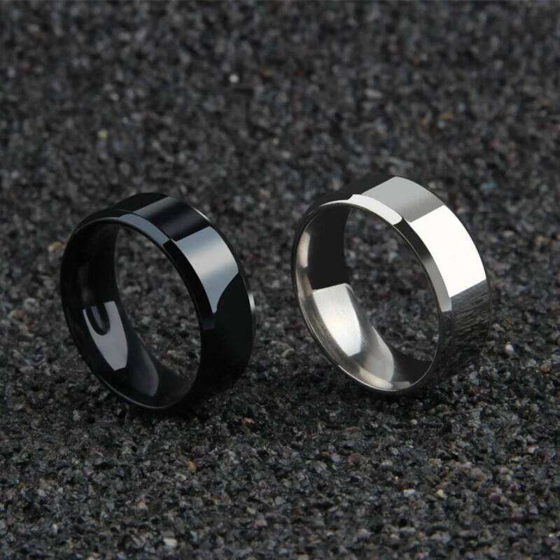 Elegant Fashion Charm Jewelry Stainless Steel Rings for Women Men Party Birthday Gift XJ260127