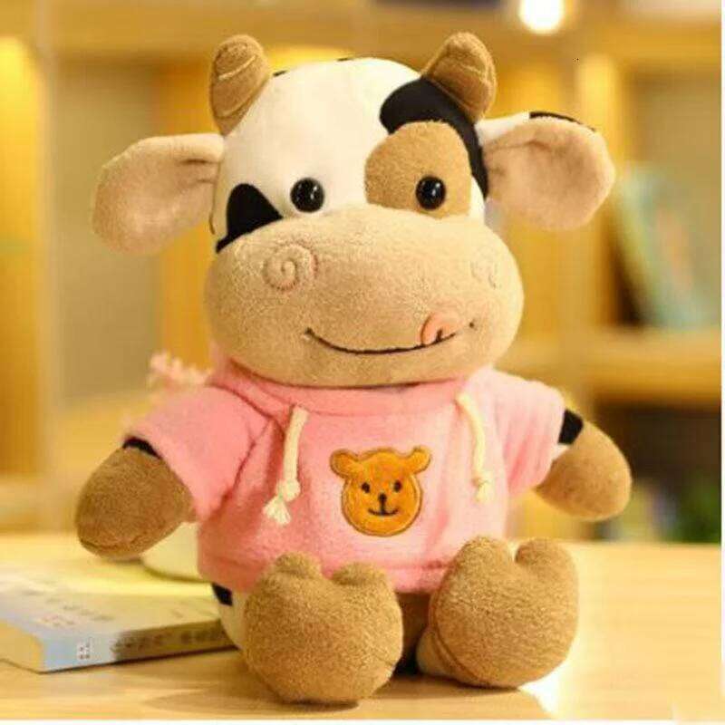 Cute Cow Toy Rag Doll for Girlfriend Children's Gifts Plush Toys Pillow Plushie Stuffed Animal Patung Dolls Y260128