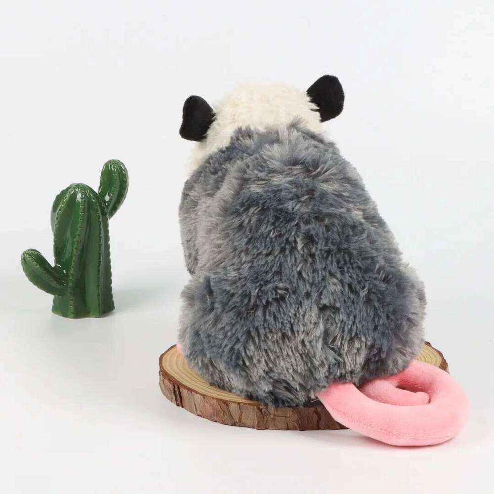 38cm Cute Opossum Plush Toys Stuffed Animals Dolls Simulation Mouse Plushies Toy Children's Birthday Gift Sofa Decor Y260128
