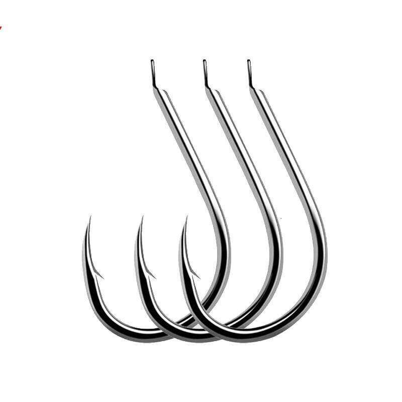 100pcs/Lot Hooks Fishhooks Accessories Supplies Lures Carp Fishing Tackle Barbed 7 Sizes lure Tool Z260128
