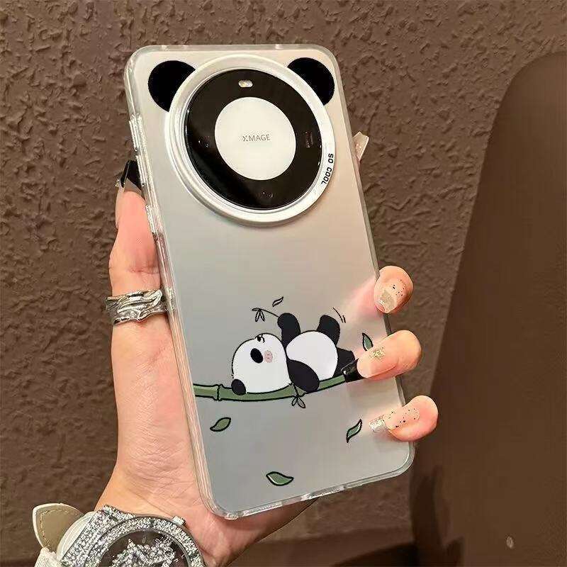 Playful Panda Huawei Mate60 Pro Phone Case P60E Compatible with Nova 12/11 Niche MT50/P40 Cute S260128