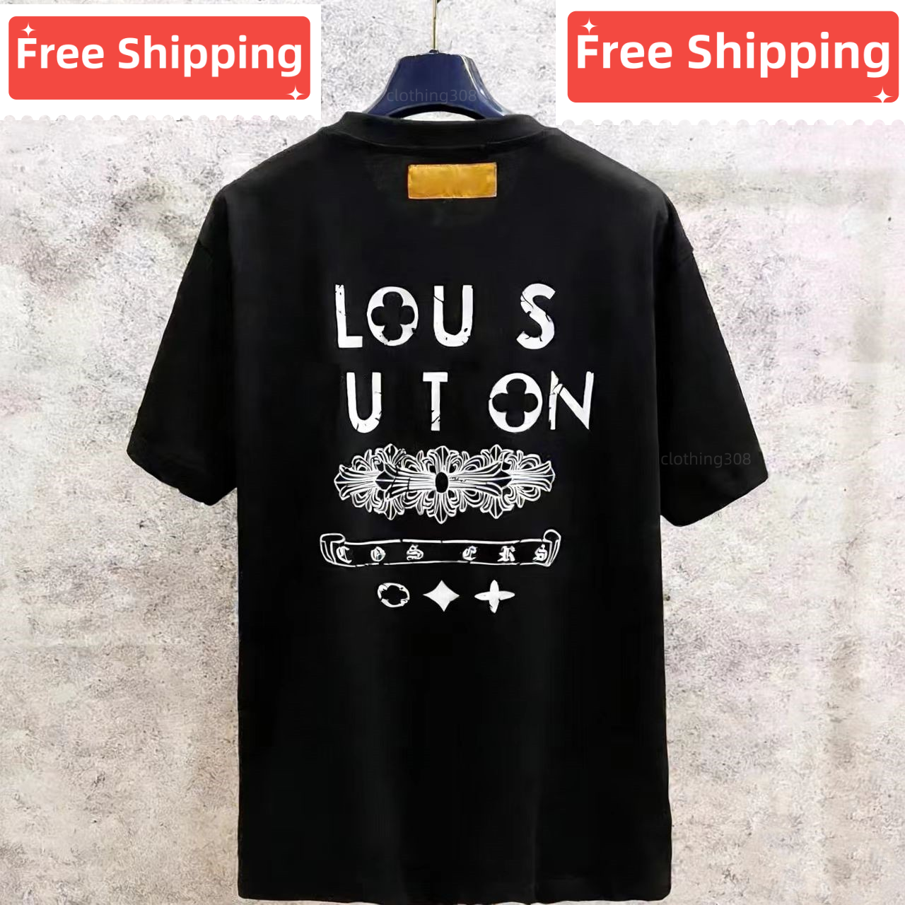 designer shirt t shirt summer high-quality clothing brands tshirts men women t shirts printed letters tshor sleeves round neck men's designer clothes