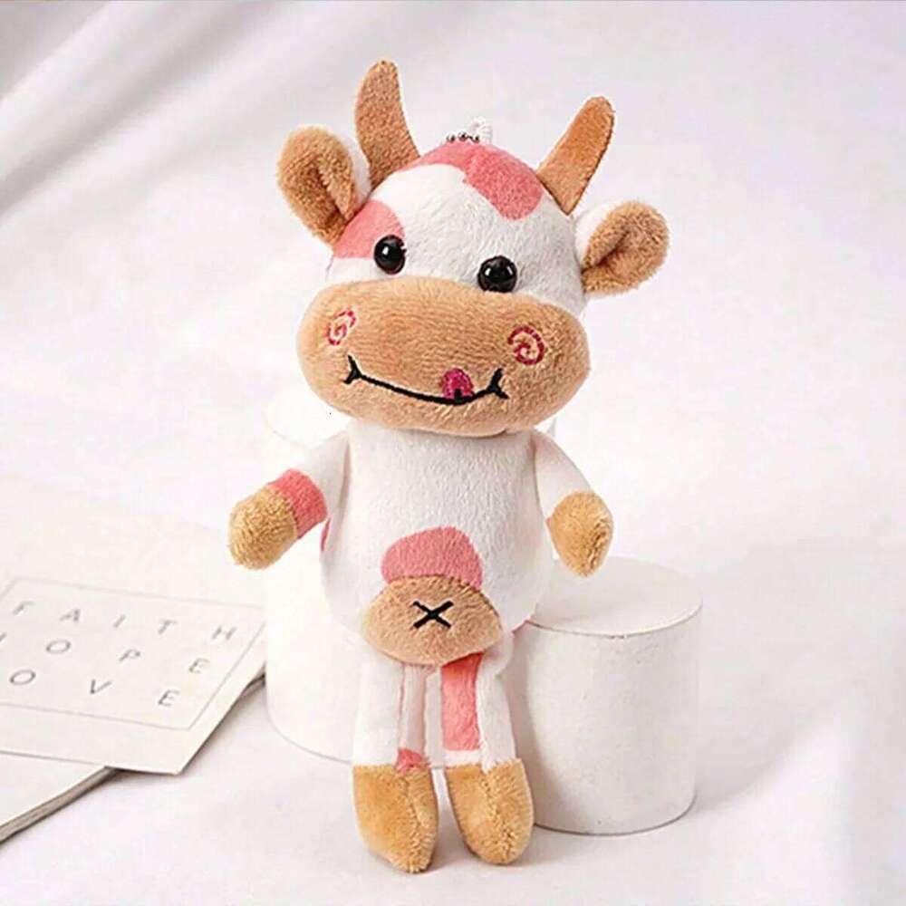 1pc-Cute pet cow plush toy - the perfect anxiety relief calming aid for cats and dogs Y260128