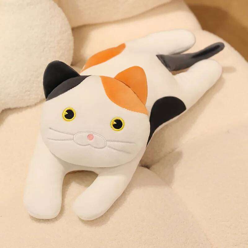 Cute new kitten plush doll, pillow cushion for men and women Y260128